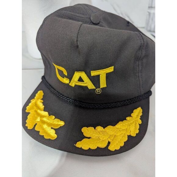CAT Vintage Michigan Collector's Series Made In USA Trucker Cap Size OS Fits Mos - Picture 5 of 6